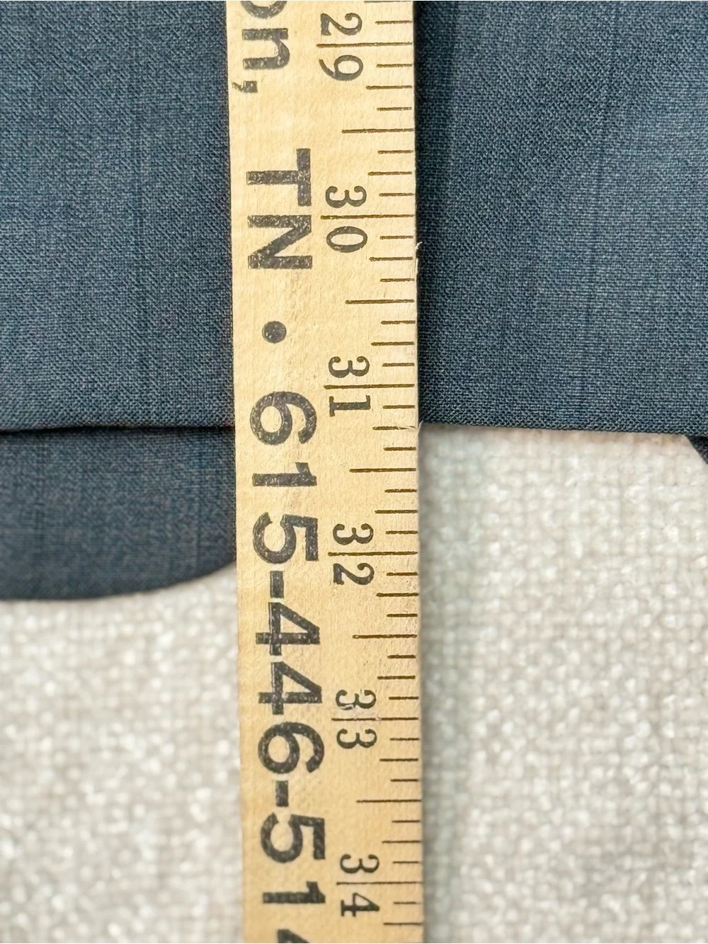 Hart Schaffner Marx Gray Pinstripe Wool Blazer Quiet Luxury 52R VTG